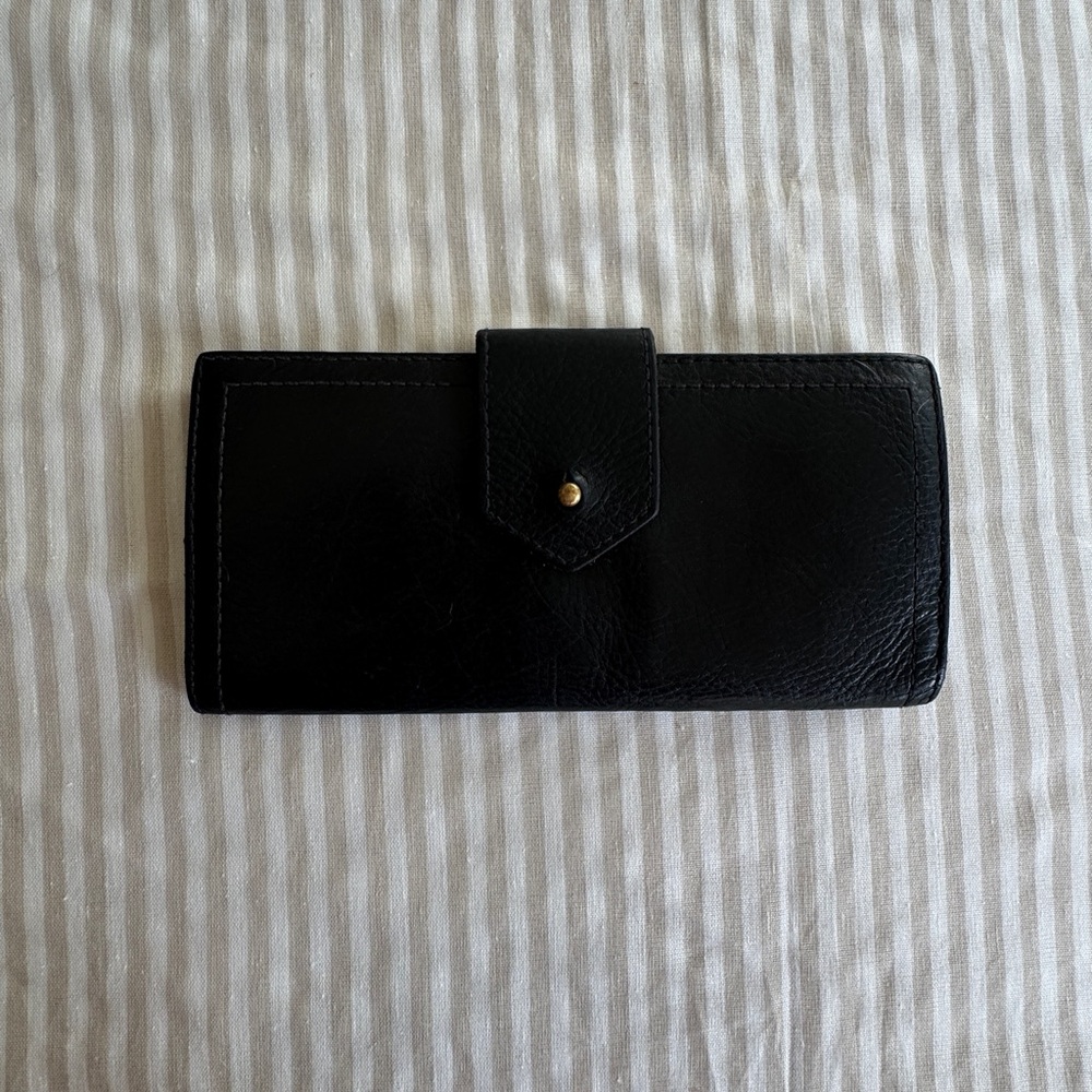 Madewell Black Clasp Wallet